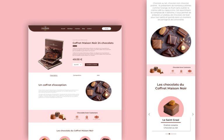 Mockup Chocolaterie - Azzurra Pro